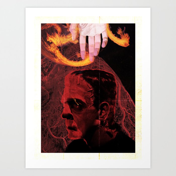 Frankenstein (or the Modern Prometheus) Art Print by The Gonk | Society6