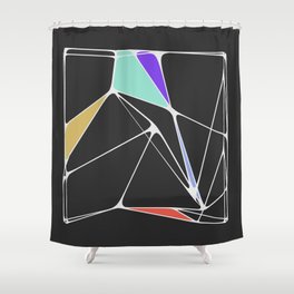 Voronoi Angles Shower Curtain