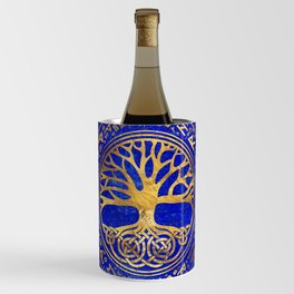 Tree of life -Yggdrasil - Lapis Lazuli Wine Chiller