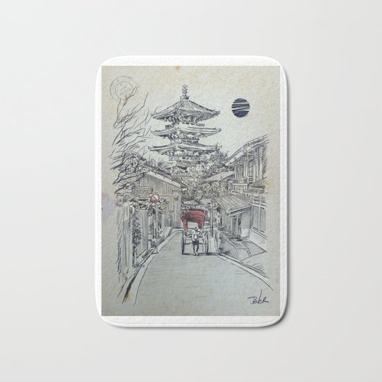 TOKYO TEMPLE Bath Mat