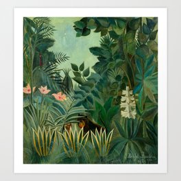 Henri Rousseau "The Equatorial Jungle" Art Print