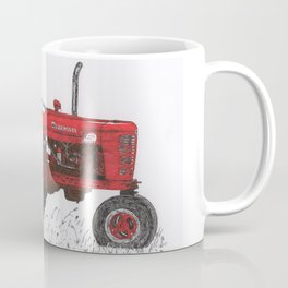 Farmall Super M, International Harvester Tractor Drawing Mug