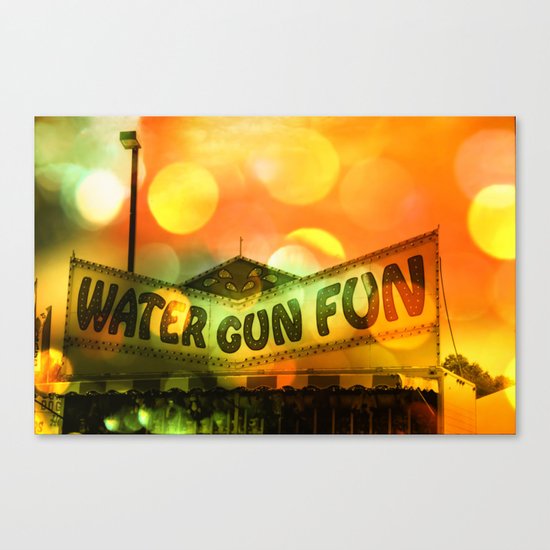 Water Gun Fun Canvas Print