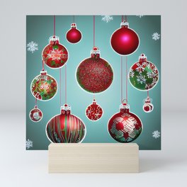 Shiny Ornaments Mini Art Print