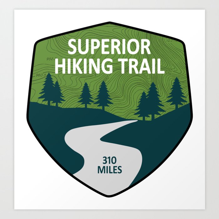 Superior Hiking Trail Art Print
