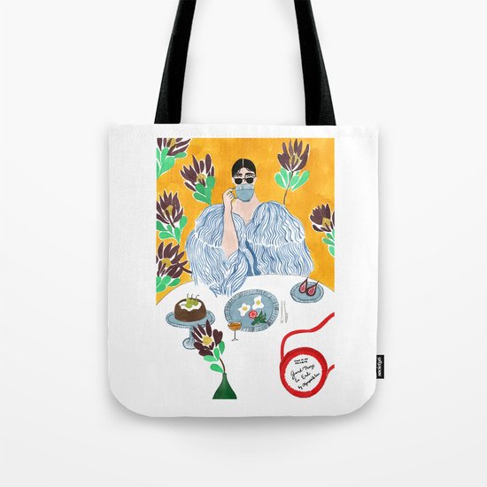 Olympia Le-tan Breakfast Tote Bag