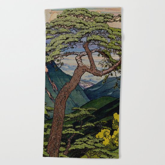 The Downwards Climbing Beach Towel