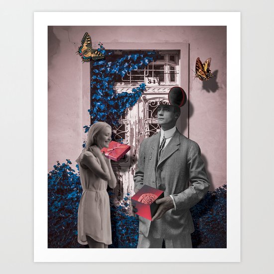 The Lovebirds Art Print