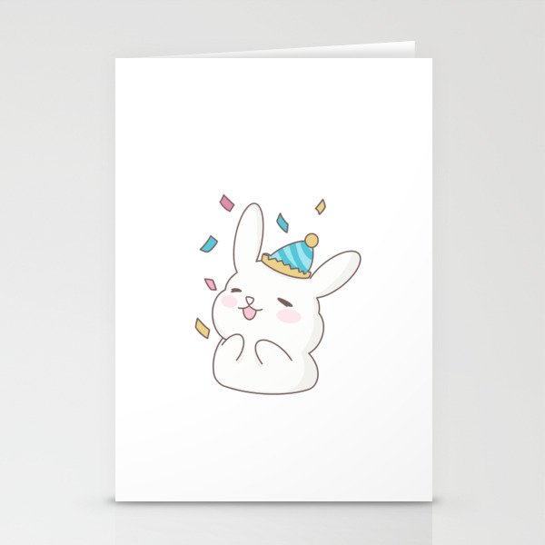 Snuffles the bunny - celebration Stationery Cards