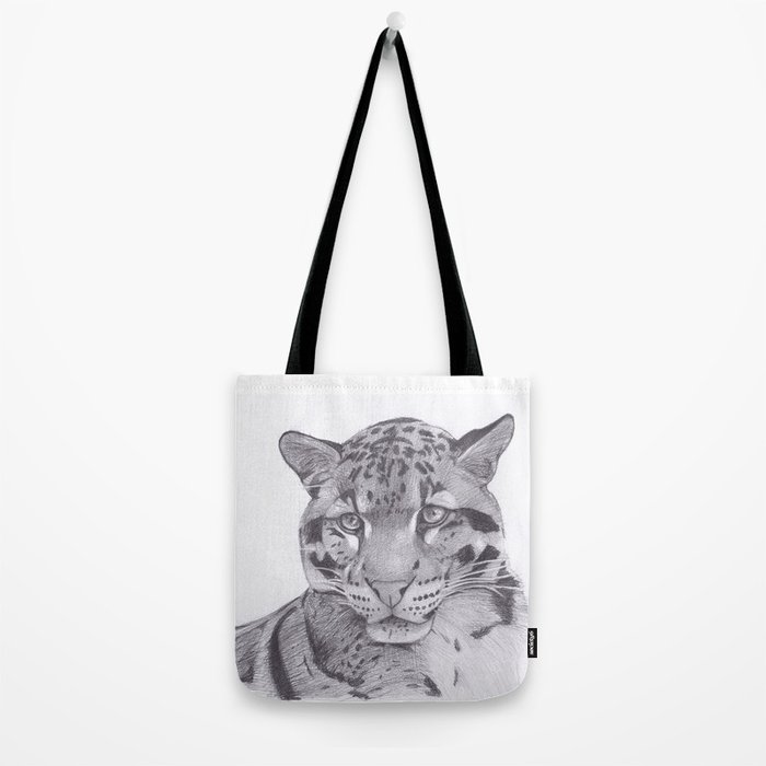 Clouded Leopard Big Cat Tote Bag By Moii Arts Society6