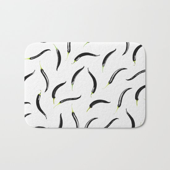 black chili peppers Bath Mat