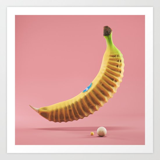 Ribanana Art Print