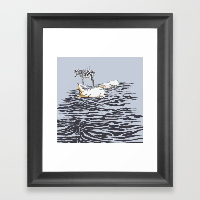 RESTING WITH YOU Framed Art Print