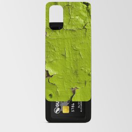 Green, yellow painted wall Android Card Case