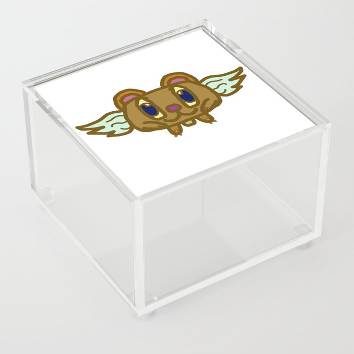Little Flying Bear Acrylic Box