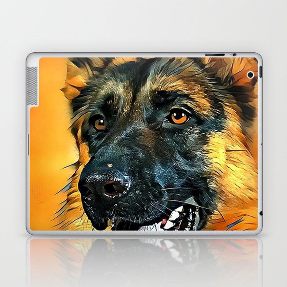 German Shepherd Dog Laptop & iPad Skin