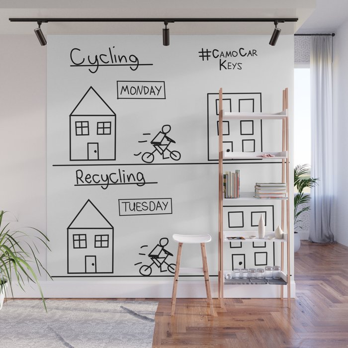 Recycling Wall Mural