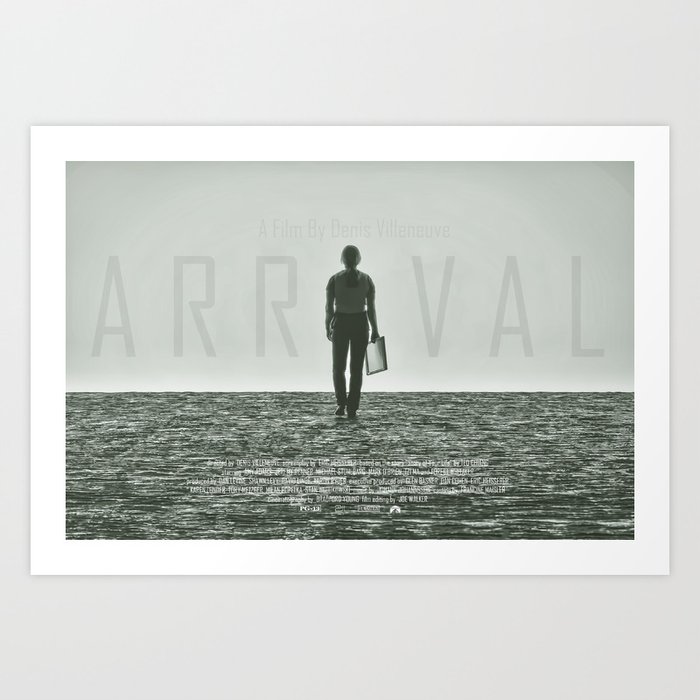 Arrival Alternative Movie Poster Art Print By Dakotarandallartshop Society6
