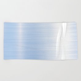 Blue Brushed Metal Stainless Steel Beach Towel