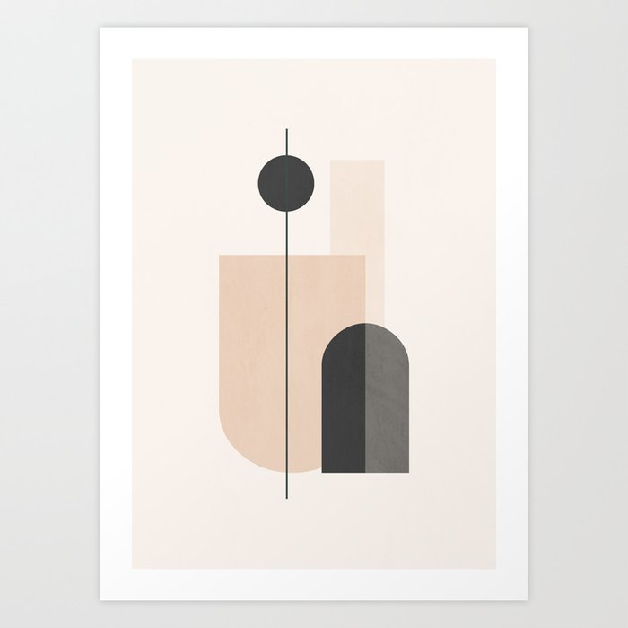 Geometric Shapes 58 Art Print