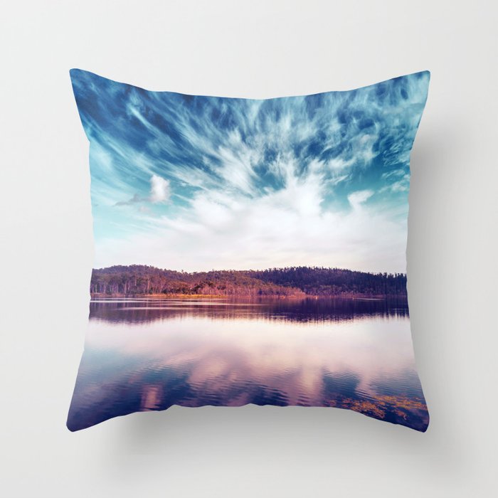 When the Sky Touched the Earth Throw Pillow