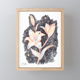 Lilies Framed Mini Art Print