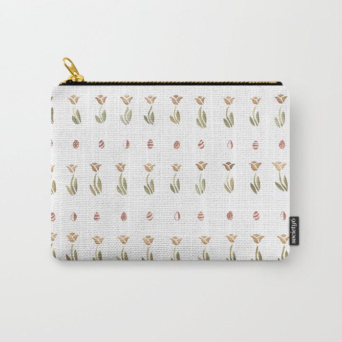 Tulips and Eggs Carry-All Pouch