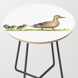Ducks in a Row Side Table