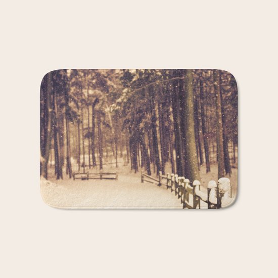 Snowfall Bath Mat