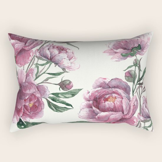 peony Rectangular Pillow