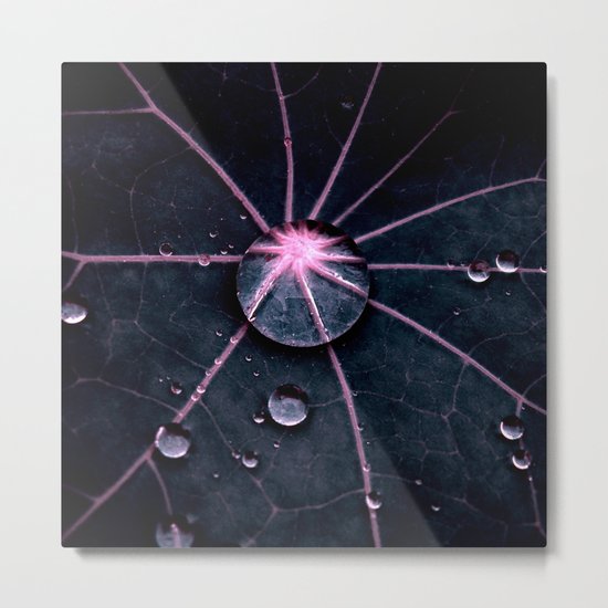 big drop abstract XIV Metal Print