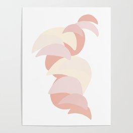 Abstract Pinks Poster