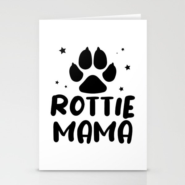 Rottie Mama Stationery Cards