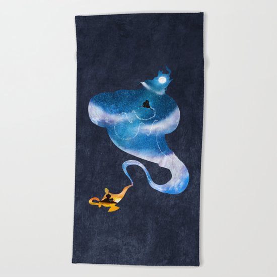 Greater than all the magic Beach Towel