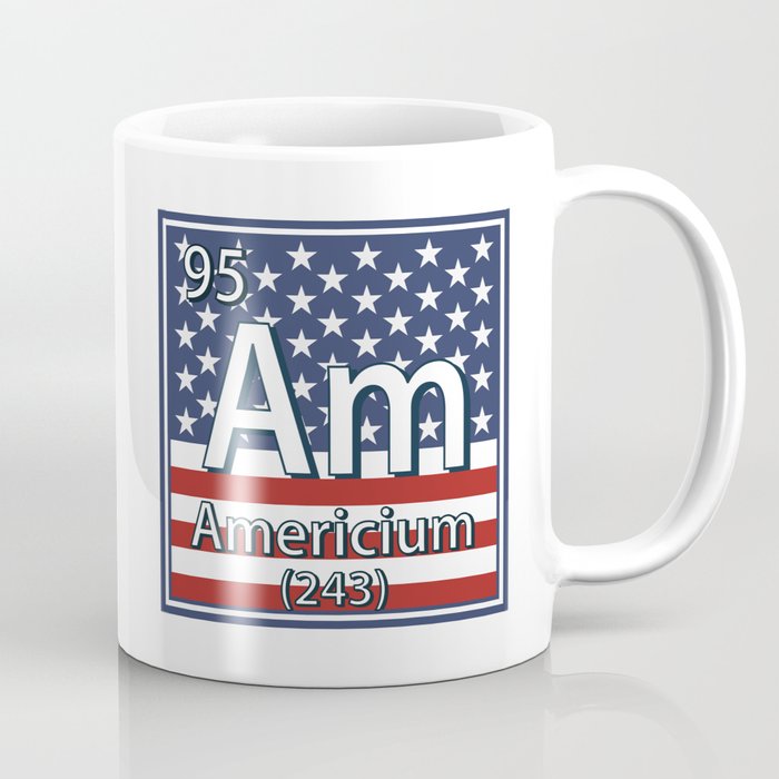 Americium - American Element Flag Coffee Mug
