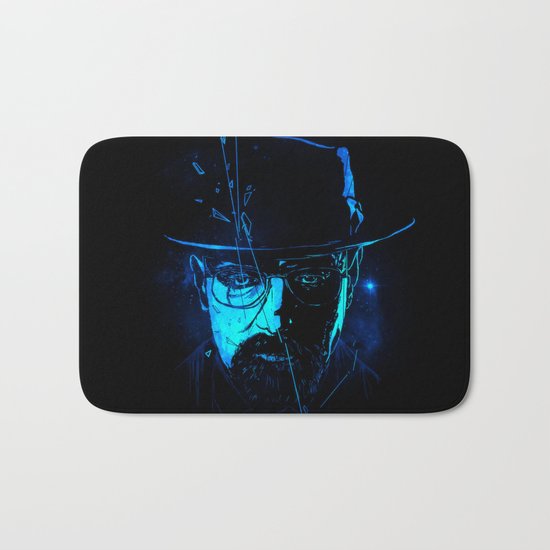 Mr. White (Crystal Blue) Bath Mat