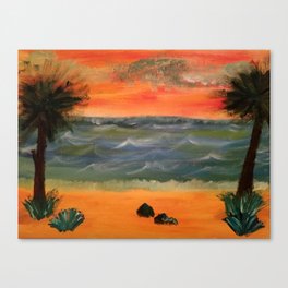 Beachside Serenity Canvas Print