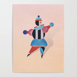 Bauhaus Ballet - Geometric Art  Poster