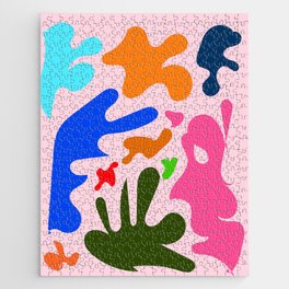 13 Henri Matisse Inspired 220527 Abstract Shapes Organic Valourine Original Jigsaw Puzzle