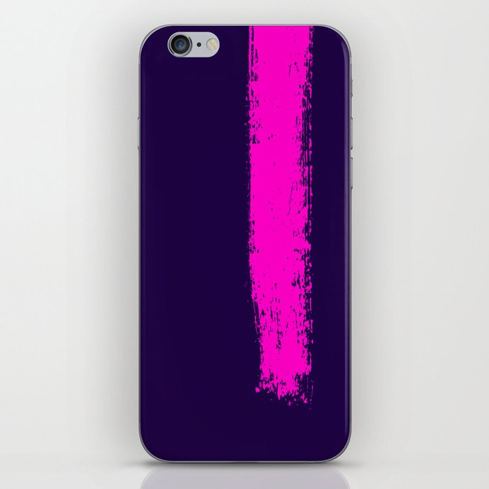 Brushstroke Purple & Pink - Minimalist Design iPhone Skin