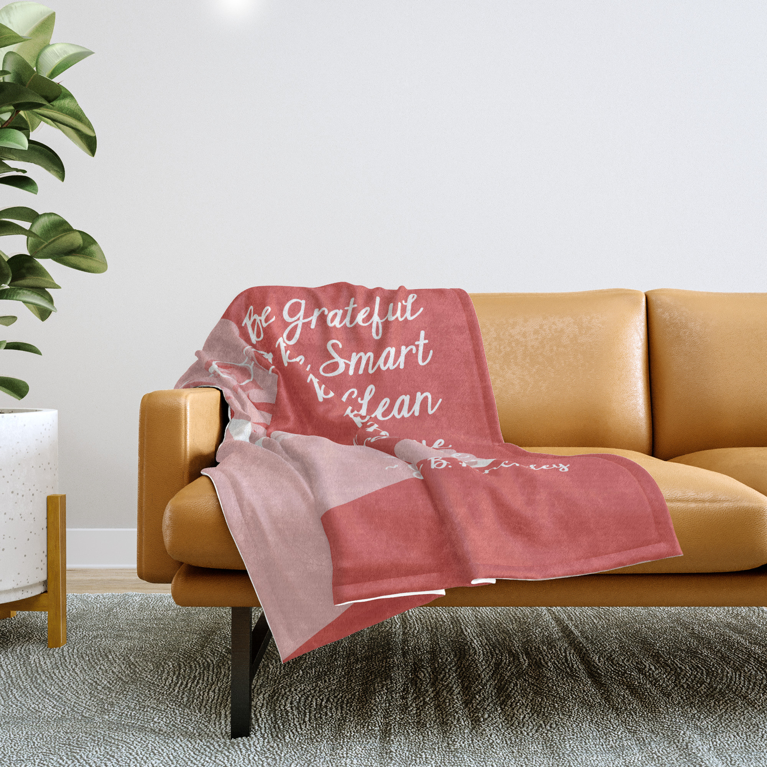 6 B S Gordon B Hinckley Quote Throw Blanket By Themisess Society6