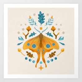 Mysterious Moth Art Print