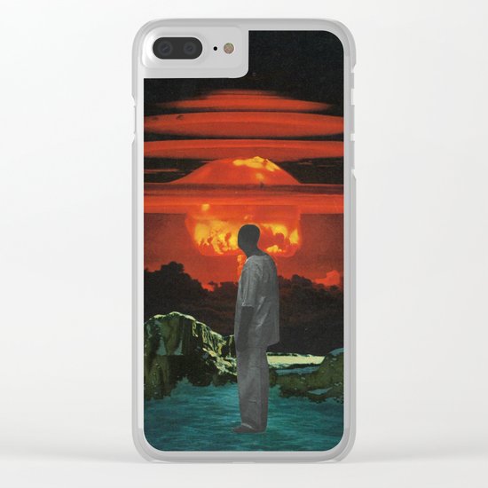 The World Was Beautiful On Fire Clear iPhone Case