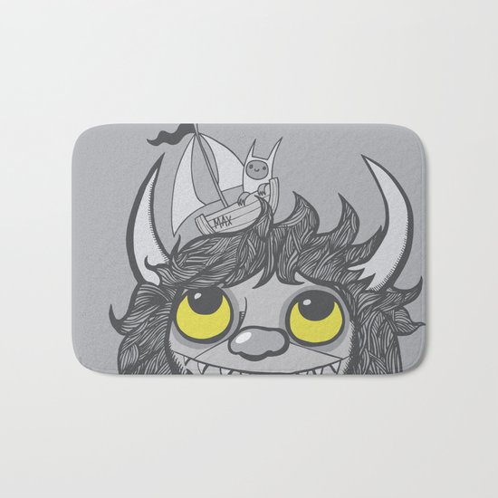 My Moishe (Grayscale) Bath Mat