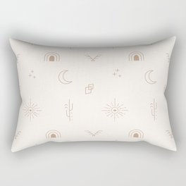 Bohemian Desert Neutrals Rectangular Pillow