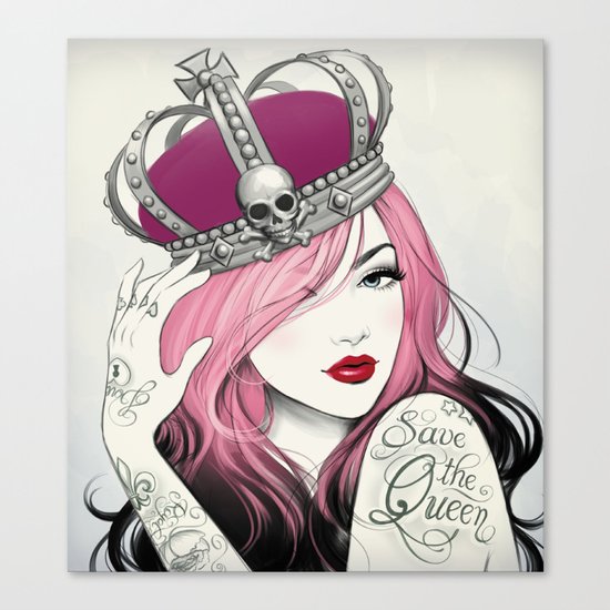 Save The Queen Canvas Print
