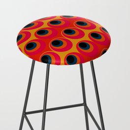 God is in Hell Funky Circles Bar Stool