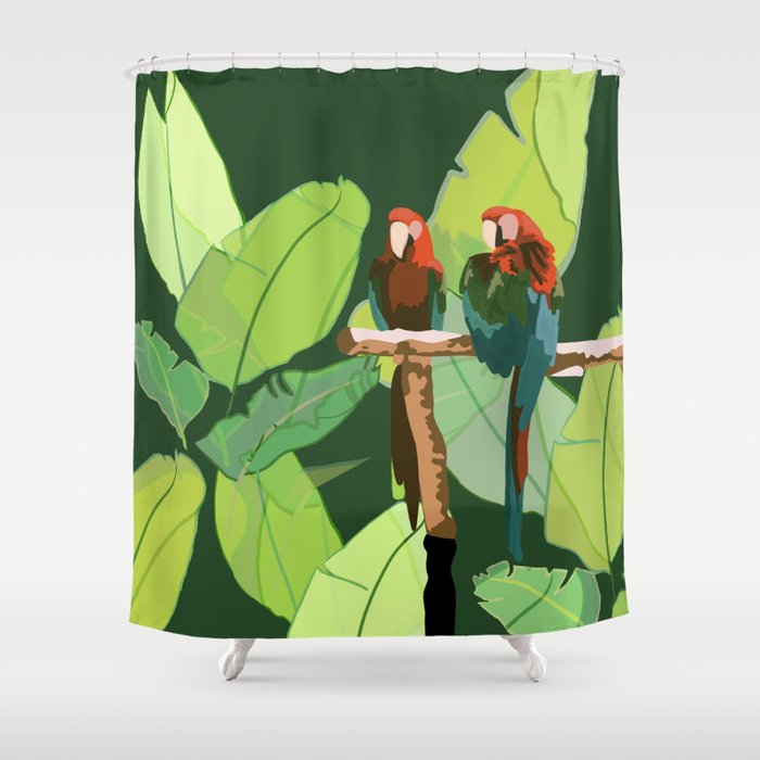 Macaws  Shower Curtain