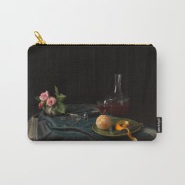 Orange and roses still life Carry-All Pouch