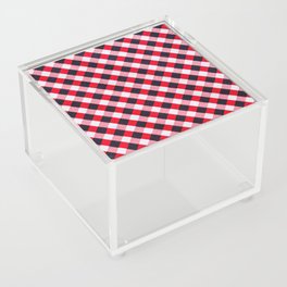 Black and red pattern Acrylic Box
